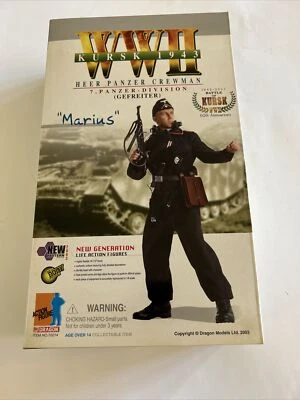 WWII Kursk 1943 Heer Panzer Crewman Marius 12" Action Figure Dragon Models 70274 - Image 1 of 4