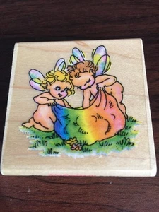 Stampendous Goodie Bag Sacco Timbro in gomma montato su legno D076 anno 1994 - Foto 1 di 7