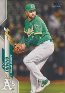 2020 Topps #587 LOU TRIVINO - Oakland Athletics