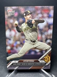 Dylan Cease San Diego Padres 2024 Topps Now Card #445 - Bild 1 von 2