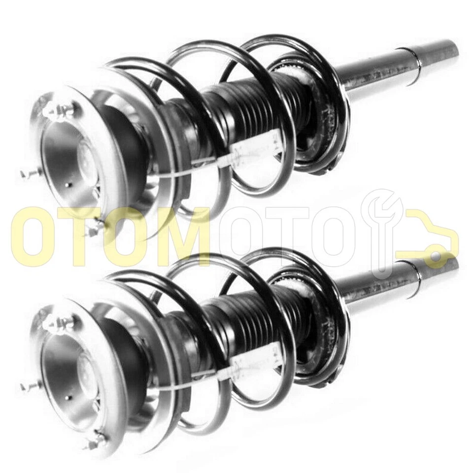 BMW 5 E39 535i 540i JAMBE SUSPENSION AVANT AMORTISSEUR RESSORT COUPELLE PRÉMONTÉ - Photo 1/1