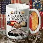 45th Virgina Infantry 15-ounce American Civil War themed coffee mug/cup