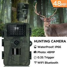48MP 1080P HD Trail Wildlife Camera Outdoor Trap Game Hunting Cam Night Vision