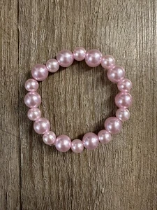 Light Pink Pearl Bracelet | Handmade Bracelet | Beaded Jewelry - Picture 1 of 2