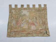 Vintage French Painting Scene Wall Hanging Tapestry 92x69cm