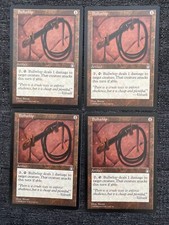 4x Bullwhip NM MTG Magic Sh Stronghold Eng /