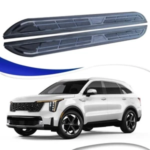 Running Board fits for KIA Sorento 2021-2025 Side Steps Nerf Bars Pedal Aluminum - Picture 1 of 10