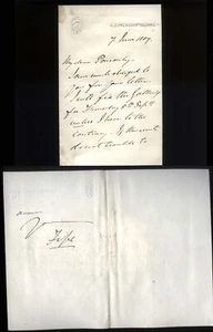 1889 Alexander Duff, 1st DUKE OF FIFE, 4, Cavendish Square to Sir Henry Ponsonby - Picture 1 of 1