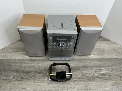 Sharp XL-S10 CP-S10 AM FM Radio CD Cassette Micro Component System Stereo w/ RMT - Image 1 of 4