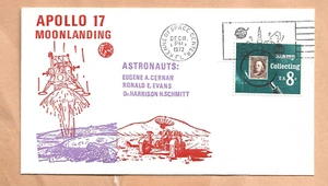APOLLO 17 MOONLANDING DEC 11,1972 KSC SATURN CANCEL SPACE COVER NASA - Picture 1 of 1
