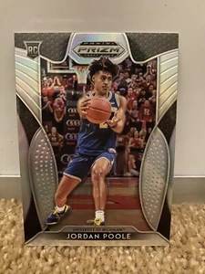 Jordan Poole 2019 Panini Prizm Draft Picks Prizms Silver Card #92 - Picture 1 of 2