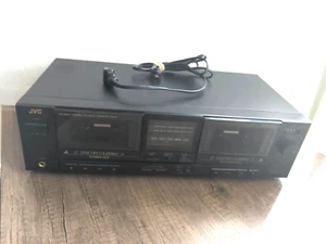 JVC Stereo Doppel Kassettendeck Player Recorder Dolby Rauschunterdrückung TD-W201 - Bild 1 von 11
