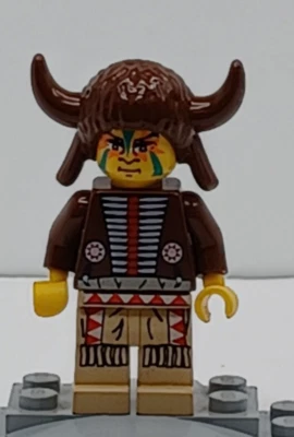Lego Western Indian Medicine Man Minifigure 6718 6748 6766 6763 - Image 1 of 2