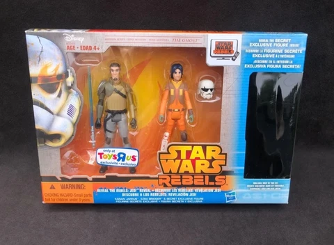 Star Wars REBELS JEDI REVEAL Hasbro 3.75" Toys'R'Us *MIB*- AHSOKA TV Series! Cover
