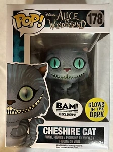Pop! Funko Cheshire Cat BAM! Glow In The Dark Vinyl Figure #178 Alice Wonderland - Picture 1 of 7