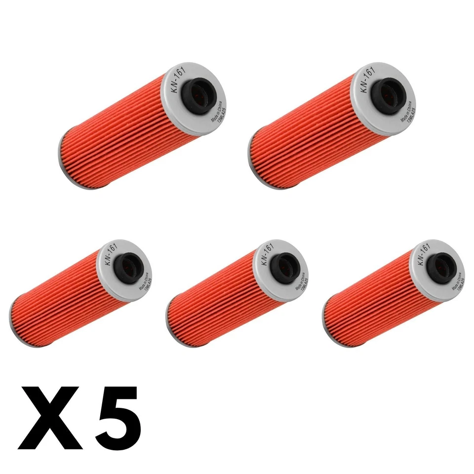 Paquete de 5 filtros de aceite K&N para BMW R80GS 1980-1995 Foto 1 de 1