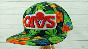 CAVS Cleveland Cavaliers NBA New Era 9Fifty Snapback Floral Tropical Cap Hat - Picture 1 of 11