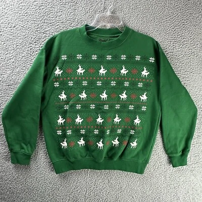 Suéter Spencer's Feo Navidad Grande Adulto Travieso Vacaciones Ciervo Jorobado Divertido Foto 1 de 4