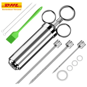 Marinierspritze BBQ Bratenspritze Fleisch Gewürz Marinade Spritze Pökelspritze. - Bild 1 von 14