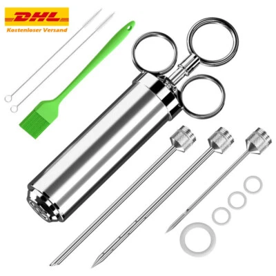 Marinierspritze BBQ Bratenspritze Fleisch Gewürz Marinade Spritze Pökelspritze. - Bild 1 von 4