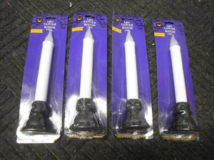 New ! 4 X LED Candle Lights Up Halloween Decoration - Picture 1 of 1