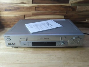 Sony VCR VHS Player SLV-N81 and Recorder Hi-fi Stereo No Remote Tested/Works - Picture 1 of 8