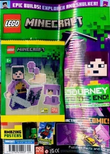 LEGO Minecraft Magazine Issue 29 Lego Toy Explorer & Shulker - Picture 1 of 2
