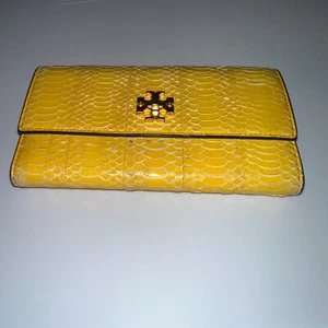 TORY BURCH Kira Exotic Envelope Continental Geldbörse Farbe Daisy - Bild 1 von 14