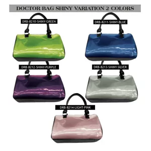 US Handmade Doctor Bag Satchel Style "Shiny Variation2 Color" Hand Bag Purse New - Picture 1 of 9