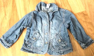 Jacke, Jeansjacke, blau, Mädchen, Gr. 86, C&A, niedlich, - Bild 1 von 2