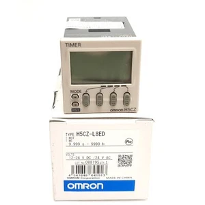 Omron H5CZ-L8ED Timer, SPDT, 9.999s to 9999H, 24VAC 12/24VDC Supply, 8-Pin Round - Picture 1 of 5