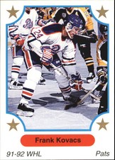 1991-92 7th Innning Sketch WHL #232 Frank Kovacs