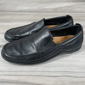 Zapatos para conducir Cole Haan para hombre mocasín veneciano talla 10M negros C03557 sin cordones - Imagen 1 de 7