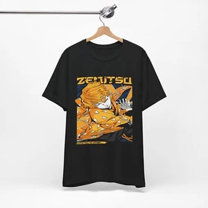 Demon Slayer Anime Shirt, Zenitsu, Slim, Premium Qualität, High End Shirt - Bild 1 von 3