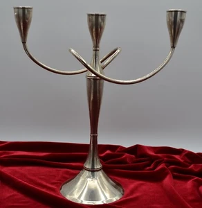 International Sterling Twisted Candelabra - Picture 1 of 7