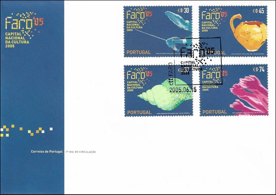 Faro National Cultural Capital 2005 Português Portugal FDC 2005 - Image 1 of 1