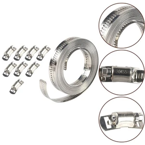 Heavy Duty Stainless Steel For Conduit Clamp Band for Strong Hose Support - Picture 1 of 8