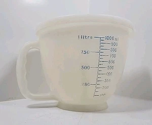 Tupperware Mix Messkrug Tasse 4 Tassen 1 Liter #1288-3 USA mit Deckel - Bild 1 von 7