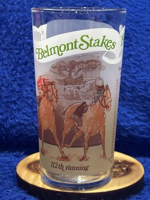 1980 Belmont Glass Rare Hard To Find - Image 1 of 3