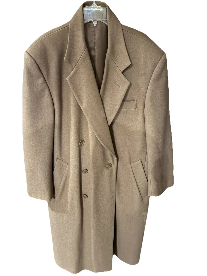 Abrigo de invierno regular de lana y cachemir para hombre talla 40. Usado pero cebada usada. � Foto 1 de 3