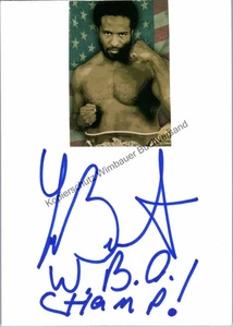 Original Autogramm Lamon Brewster Boxer /// Autograph signiert signed signee Bre - Bild 1 von 2