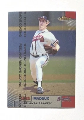 1999 Topps Finest #100 Greg Maddux (BRAVES) HOF - Image 1 of 3