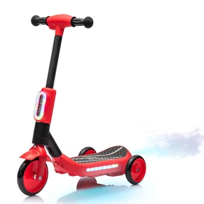 Scooter eléctrico 2 en 1 para niños con equilibrio de tres ruedas con música para 3-6 años Foto 1 de 4