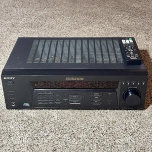 Sony AM/FM Stereo Receiver STR-DE185 AV Control Center Tested And Working - Picture 1 of 9