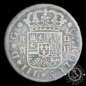 1761 - 2 REALES - Carlos III - Madrid JP - MBC - Picture 1 of 2