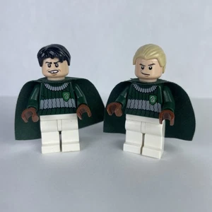 Lego Harry Potter Draco Malfoy and Marcus Flint Minifigures Set 4737 hp108 & 107 - Picture 1 of 5