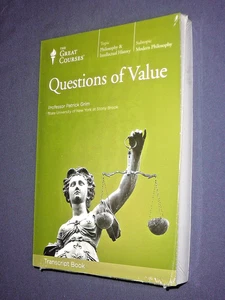 Teaching Co Great Courses  TRANSCRIPTS   :     QUESTIONS OF VALUE   new & sealed - Imagen 1 de 2