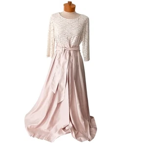Vestido formal vintage Jessica Howard para mujer talla 10 (mediano) lentejuelas doradas - Imagen 1 de 10