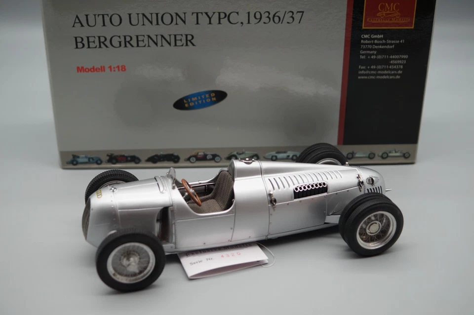 1/18 Auto Union Typ C Bergrenner B. Rosemeyer CMC M-053 -CH023- NEU NIB - Bild 1 von 4