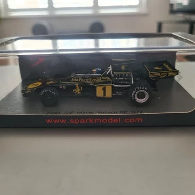 Spark 1/43 model S4835 1974 Lotus 72E Monaco GP Winner - Peterson - Image 1 of 4